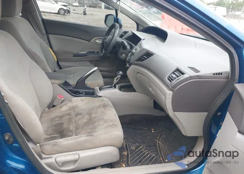 2012 Honda Civic Lx from USA, damaged, VIN 2HGFB2F5XCH538595